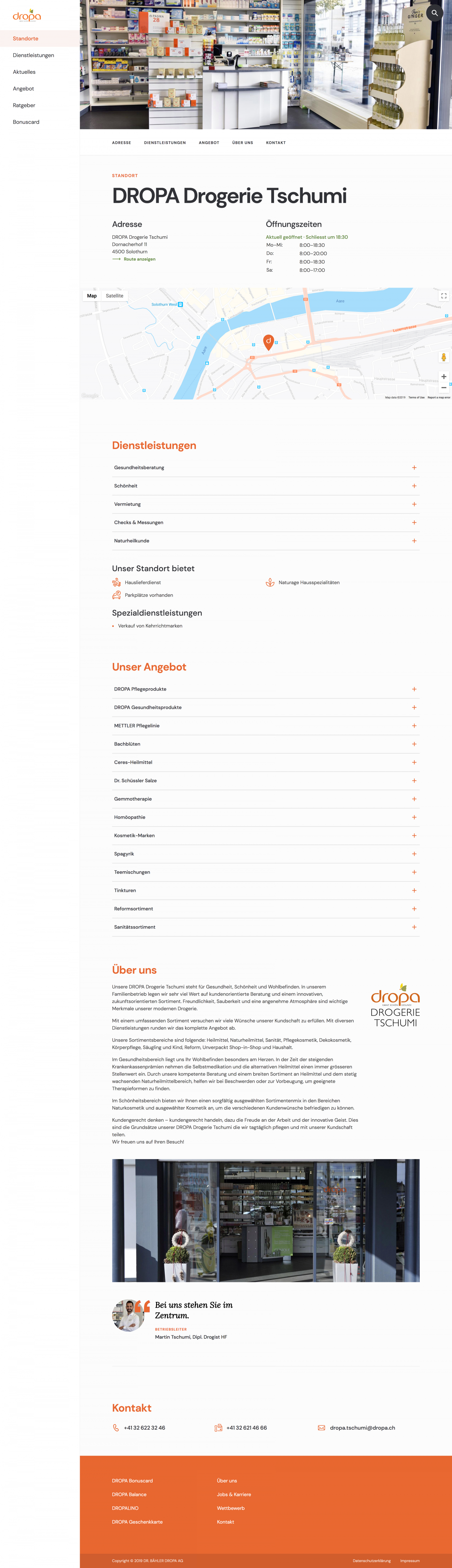 Dropa Location Detailpage