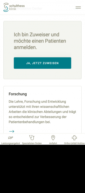 Schulthess Klink Assignment Mobile